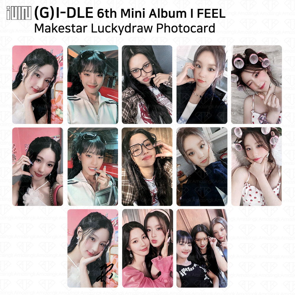 G)I-DLE G-IDLE IDLE 6th Mini Album I Feel Makestar Lucky