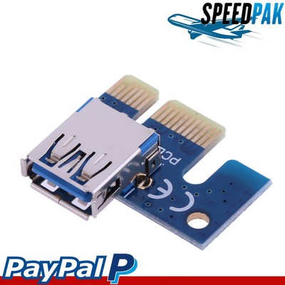 PCI E X1 Adapter PCIe 1X to USB 3.0 Adapter for PCI Express Riser Mining Miner