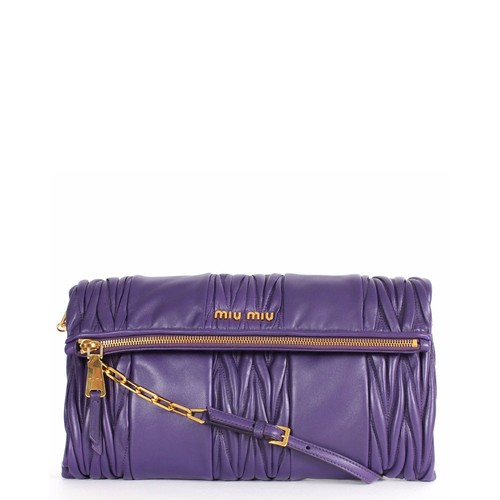 miu miu パープル ポーチ Miu Miu Novelty Pouch Fur | eBay