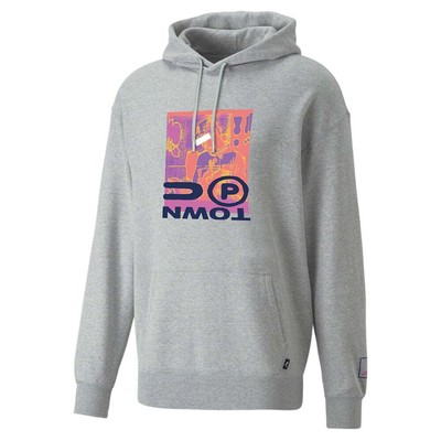 

Puma Uptown Pullover Hoodie Мужская серая повседневная верхняя одежда 53675304, Grey