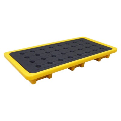 2 Drum Low Profile Containment Pallet Spill Containment Pallet Load 48601bs, 50L