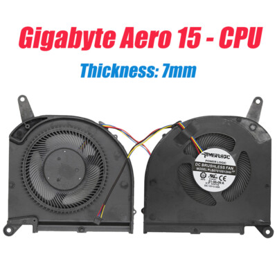 OEM Cooling Fan CPU GPU Replacement For Gigabyte Aero 15 15G 15P 17P Rx5G RP77