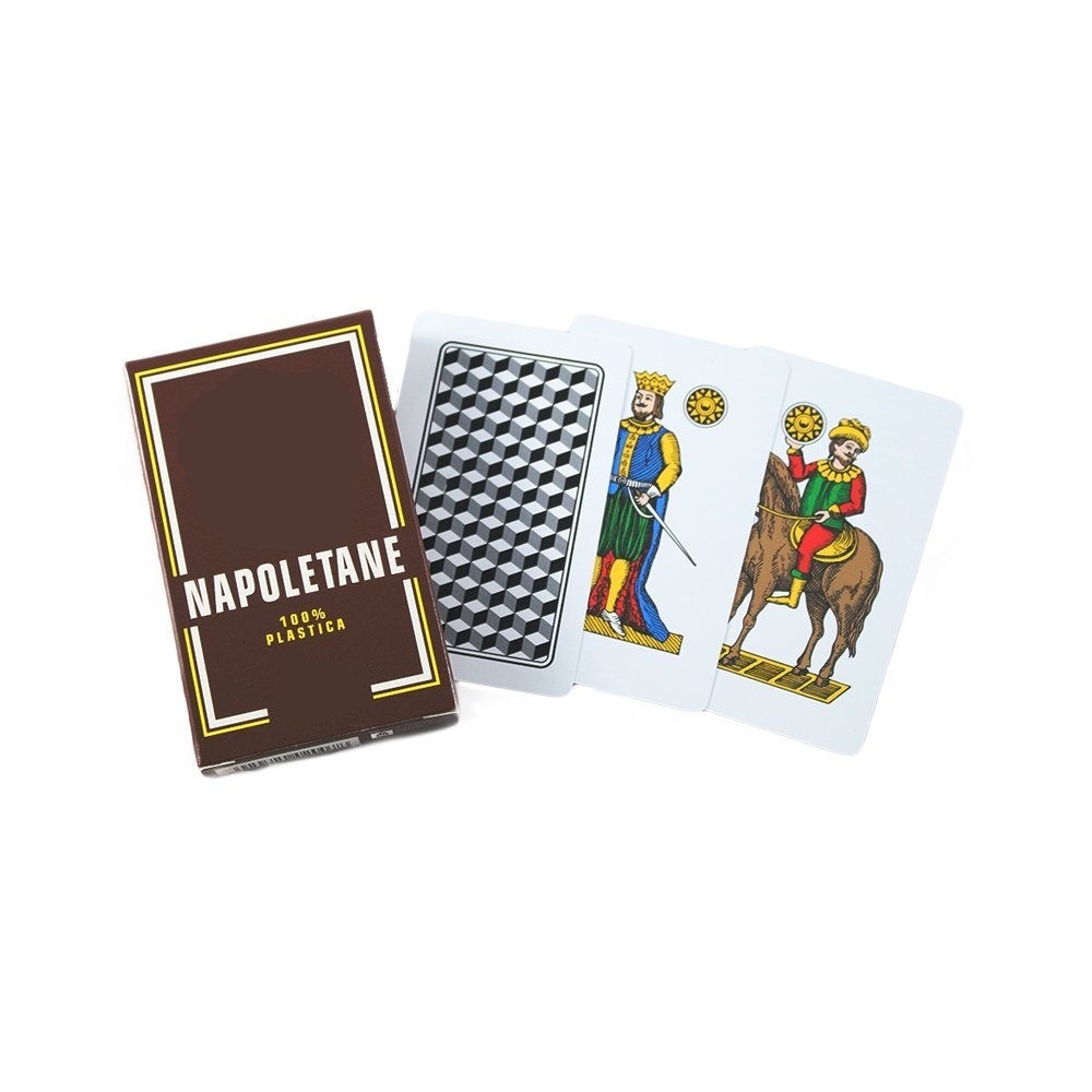 Mazzo 40 Carte Da Gioco Classiche Napoletane Plastificate moc