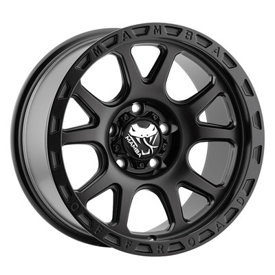 2 New Mamba M27 17x9 5-127 -12 Matte Black Wheels