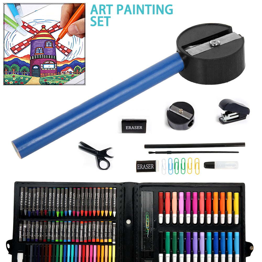 150pc Adult Coloring Book Artist Grade Colored Pencil Set Drawing, Sketching Art