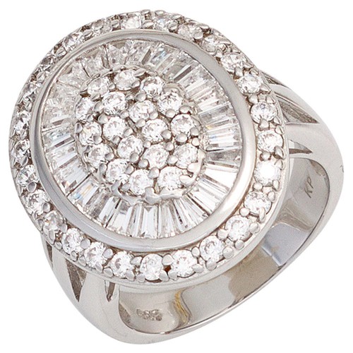 Ringe mit Edelsteinen in Silber