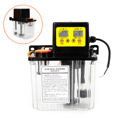 1.8L 110V Automatic Electric Lubrication Pump Oiler CNC Dual Digital Display NEW