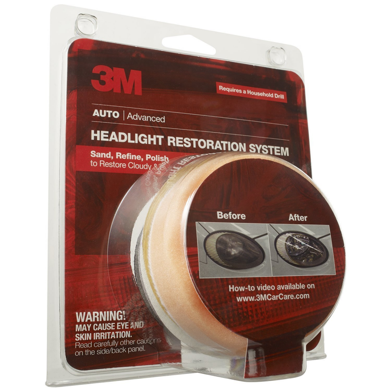 Headlight Restoration Repair Kit Car Lens Cleaner System Polishing Plastic Light