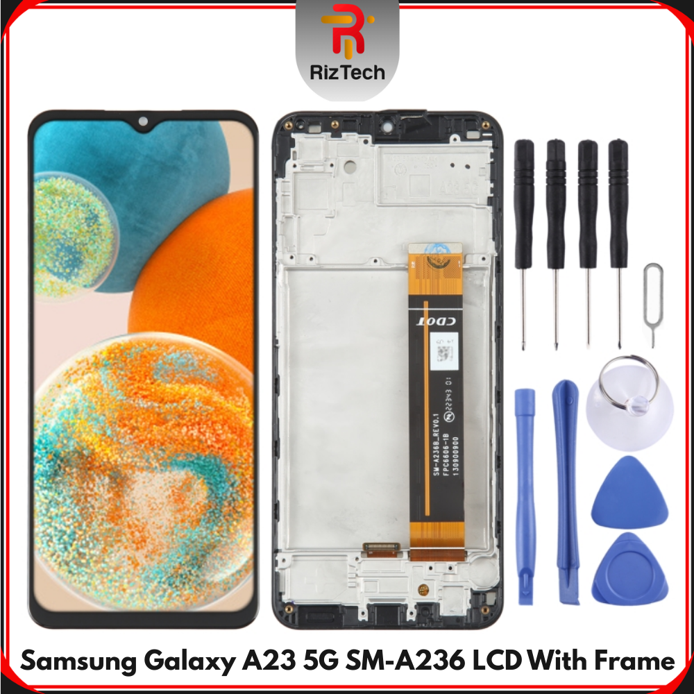 For Samsung Galaxy A23 5G SM-A236B LCD Screen Replacement Digitizer with Frame
