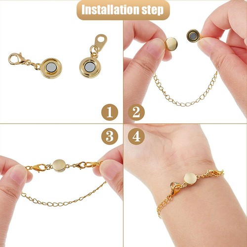 Jewelry Strong Magnetic Lobster Clasp Extender Hooks Closure Clasp For Necklace 