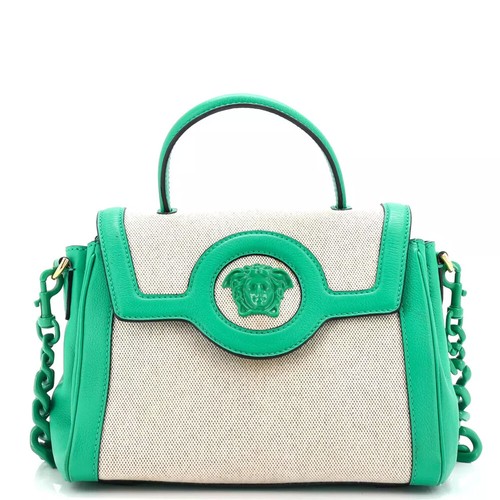 VERSACE La Medusa mini bag Woman 1017739DVIT2T 1W00V White