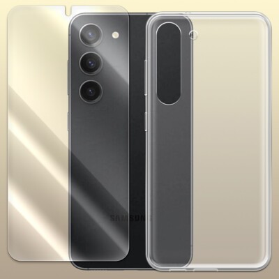 Explosion-Proof Clear Screen Protector TPU Case for Samsung Galaxy S23+ SM-S916U