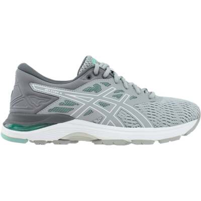 Женские серые кроссовки для бега ASICS GelFlux 5 спортивная обувь T861N-9601