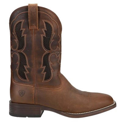 

Мужские коричневые повседневные ботинки Ariat Dash Venttek Ultra TooledInlay Square Toe Cowboy, Коричневый, Ariat Dash Venttek Ultra TooledInlay Square Toe Cowboy