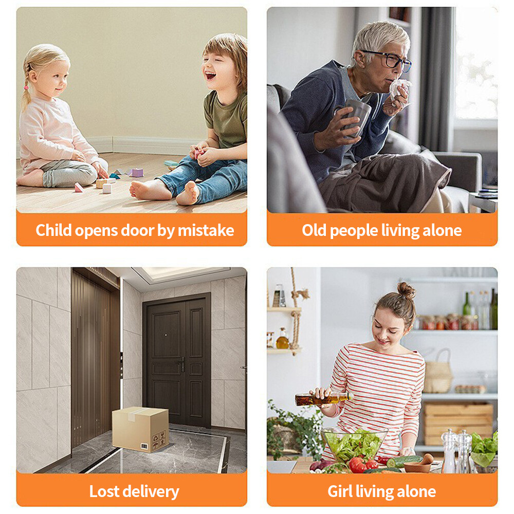 Wireless Security WiFi Smart Doorbell Intercom Video Camera Bell Chime Door Ring