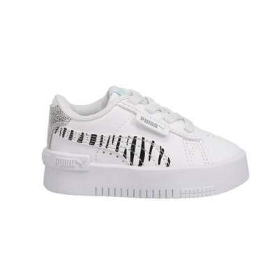 

Puma Jada Roar Lace Up Toddler Girls Белые кроссовки Повседневная обувь 386193-01, Белый, Puma Jada Roar Lace Up Toddler