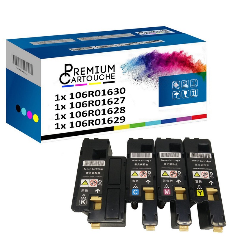 Premium Cartouche X4 Toner 106r01630 + 106r01627 + 106r01628 + 106r01629 Compati