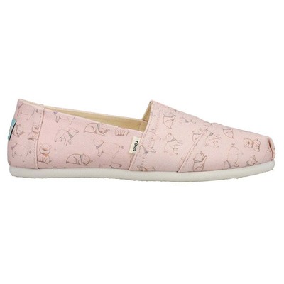 Розовые женские повседневные туфли на плоской подошве TOMS Alpargata 10017333T