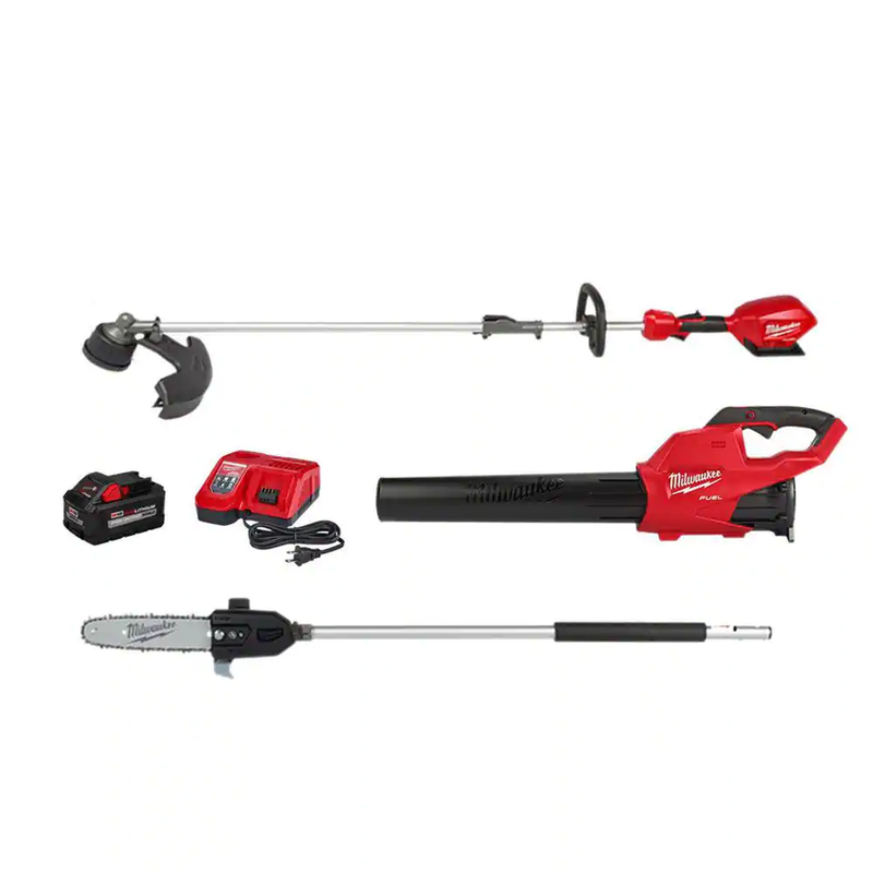 Milwaukee String Trimmer/Blower Combo Kit w/ Pole Saw Attachment 18V (3-Tool)