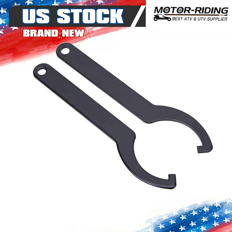 2Pcs Shock Adjusting Tool Spanner Wrench For Motorcycle Dirt Bike ATV
