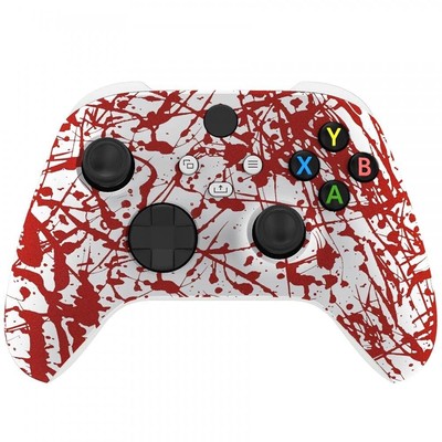 Blood Splatter Xbox One Series S|X Custom UN-MODDED Controller Unique Design