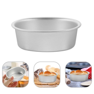  4 Pcs Leche Flan Molder Filipino Mini Oval Cake Pan Aluminum Baking