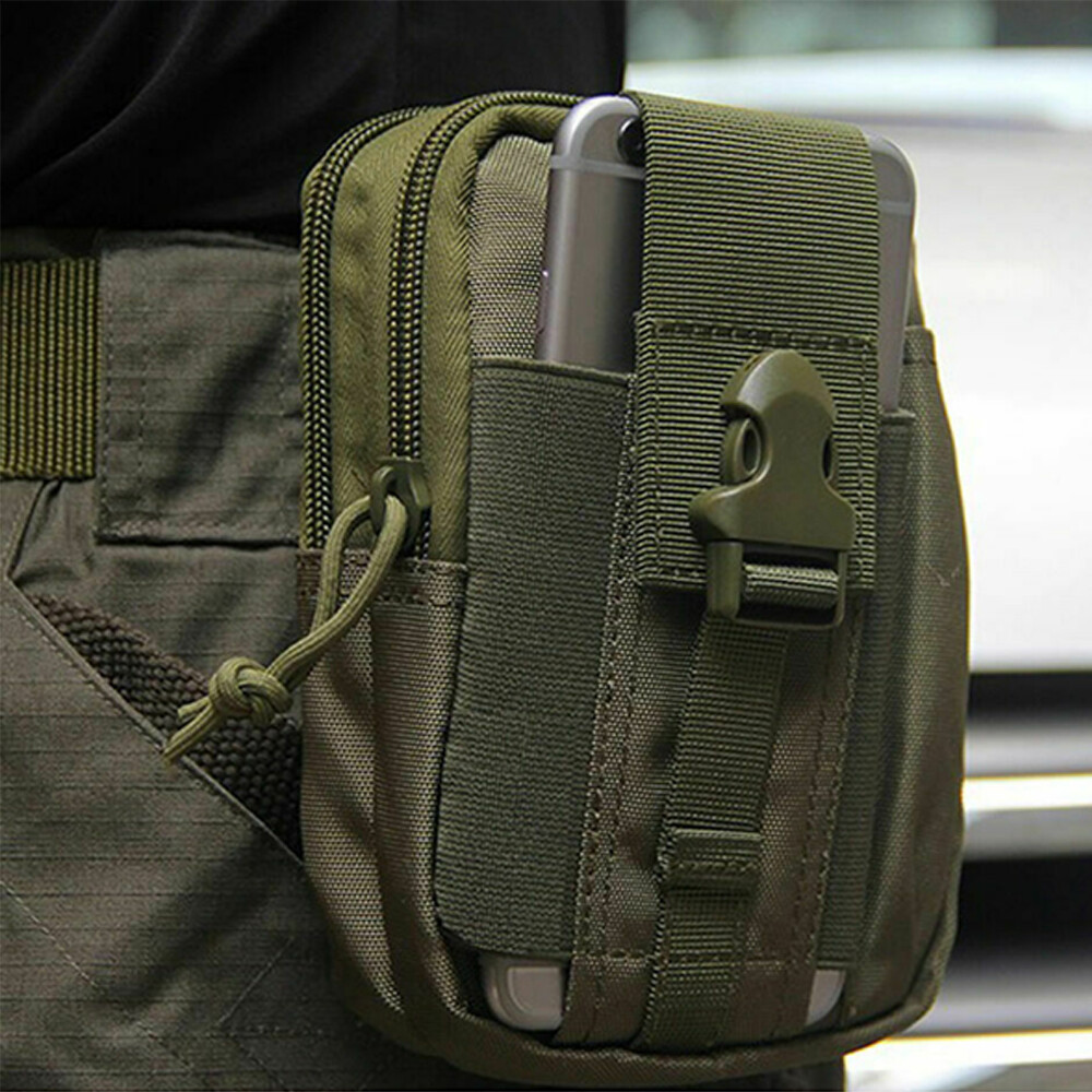 Tactical Waist Fanny Pack Belt Bag Phone Pouch Military Camping Hiking Outdoor