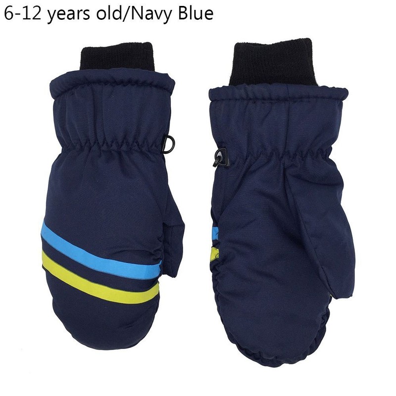 Children Ski Gloves Long-sleeved Mitten Snow Snowboard Outdoor Riding