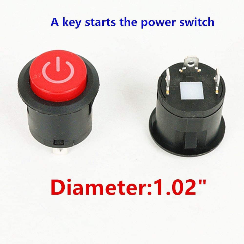 Button Start Power Supply Switch Accessory for Kids Electric Cars Cars Cars