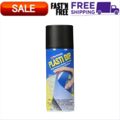 Plasti Dip Spray Multi Purpose Rubber Coating Performix Black & Matte 11oz NEW