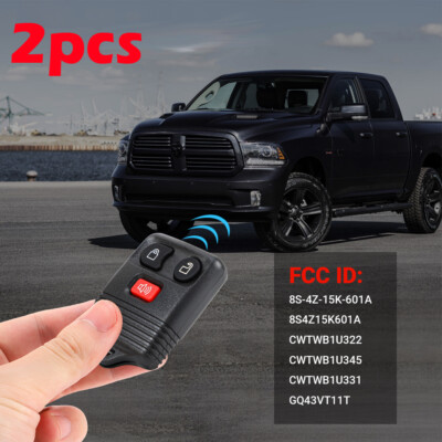 Remote Car Key Fob For Ford F150 1999 2000 2001 2002 2003 2004 2005 2006 2PACK