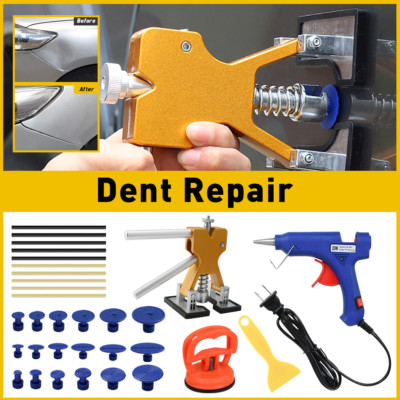 Car Paintless Dent Repair Dint Hail Damage Remover Puller Lifter 32 Tab Tool Kit