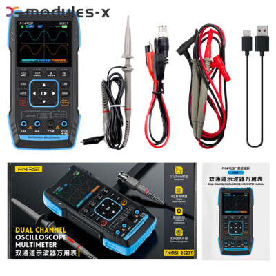 FNIRSI 2C23T Handheld Digital Oscilloscope Multimeter Function Signal Generator