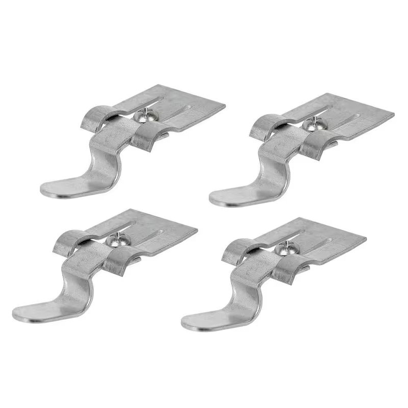 Storm Window Screen Snap Fastener Clips 4 Pack Zinc Steel 3/8 in Offset Mount