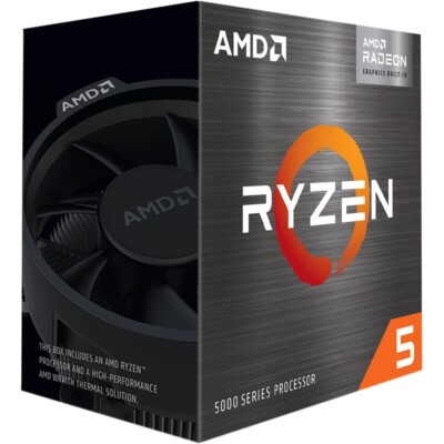 New AMD Ryzen 5 5600G G-Series Cezanne (Zen 3) 6-Core 3.9GHz CPU