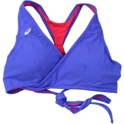 

ASICS Keli Volleyball Bikini Top Women Blue Athletic Casual BV2154-6117, Синий