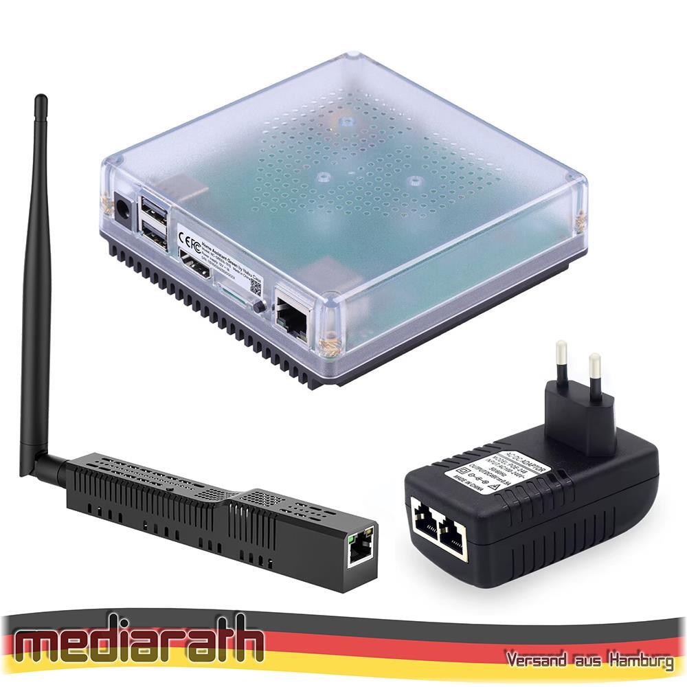 Home Assistant Green Smart Home Hub 2X USB, Gigabit LAN, MicroSD opt. SMLIGHT