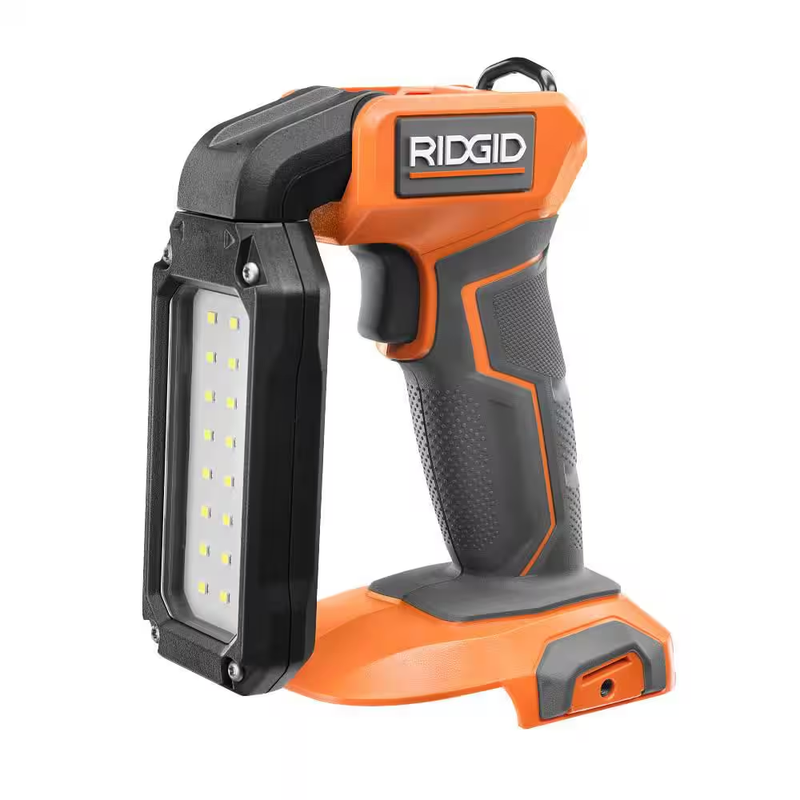 RIDGID 18V LED Stick Light Work Light 800 Lumens Pivoting Shop Light Tool Only