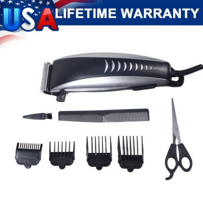 NEW Professional Hair Clippers Kit for Men Electric Hair Trimmer Barber Clippers