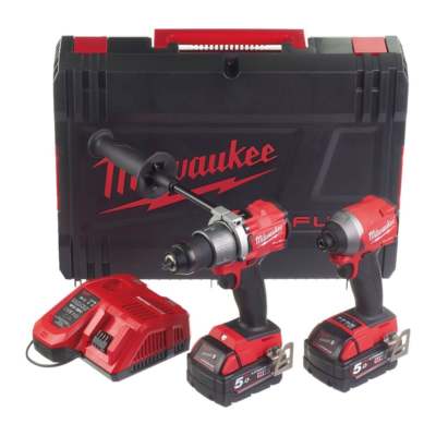 18v milwaukee 502x combi drill impact driver twin gen ii pack kit