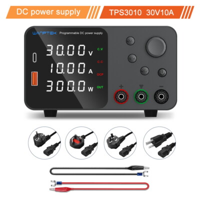TPS0~30V 0-10A Adjustable Lab DC Power Supply Regulator Variable Bench Switching
