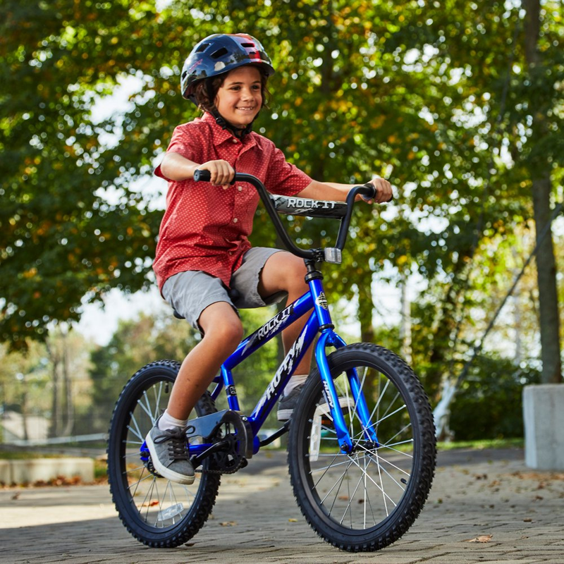 New Huffy 20 In. Rock It Kids Bike for Boys Ages 5 and Up Child Royal Blue