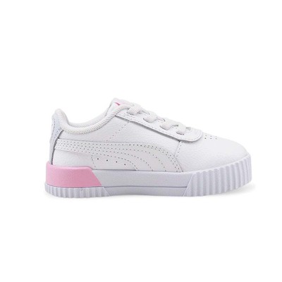 

Белые кроссовки Puma Carina L Ac Infant Girls Повседневная обувь 373604-32, Белый, Puma Carina L Ac Infant