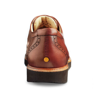 Pre-owned Samuel Hubbard Tipping Point Men's Oxford In Whiskey