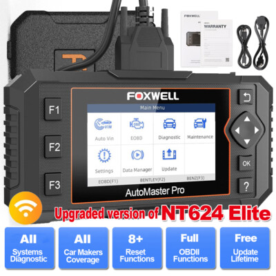Foxwell NT624 Pro Auto Full System OBD2 Diagnostic Scanner EPB Oil Code Reader