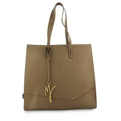 Pre-owned Manila Grace Genuine  Bag Eris Female Beige- B280eu-ma042