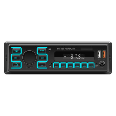 1 Din Bluetooth Car Stereo In Dash Audio Radio MP3 Player FM Receiver USB AUX-IN