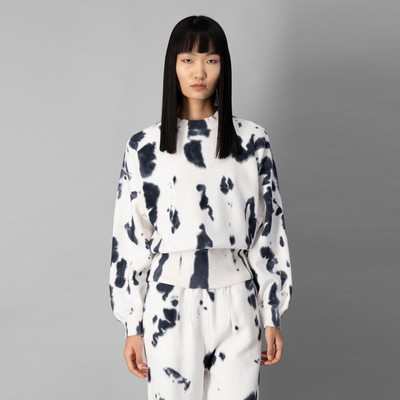 

Champion Wmns Tie-Dye Crewneck Women белый/серый