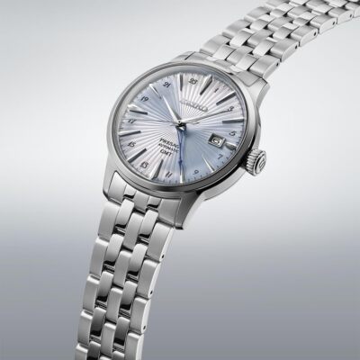 Pre-owned Seiko Presage Sary241 Cocktail Japan Time Automatic Mechanical Gmt Elegant Watch