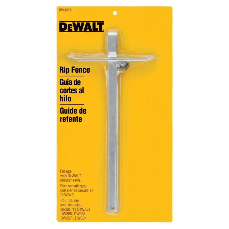 DEWALT Circular Saw Rip Fence, Straight and Parallel Cuts Saw Accessories